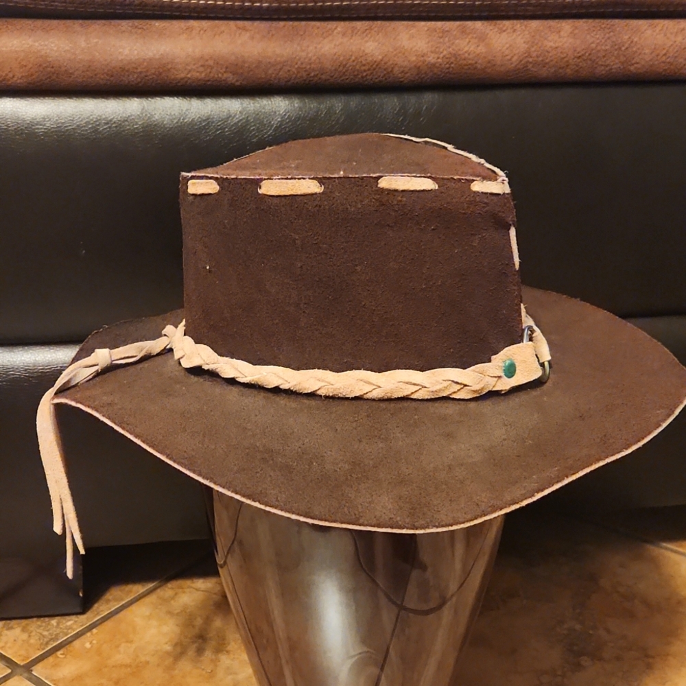Vintage Handcrafted Leather Hat
